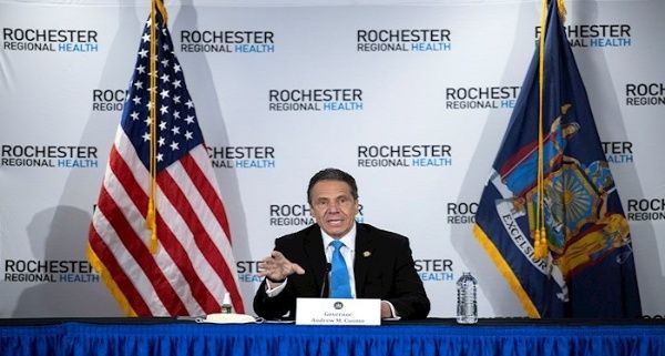 Gobernador de Nueva York anuncia reapertura en tres regiones