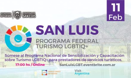 Invitan al primer taller virtual del Programa Federal de Turismo LGBTIQ+