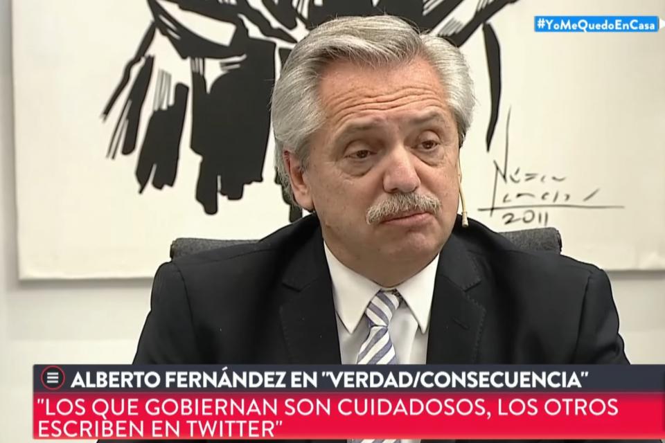 Alberto Fernández: «Hay que ir levantando paulatinamente la cuarentena»