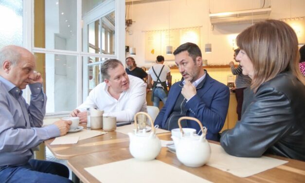 Bullrich se mostró junto a Petri en Recoleta mientras prepara la estrategia rumbo a octubre