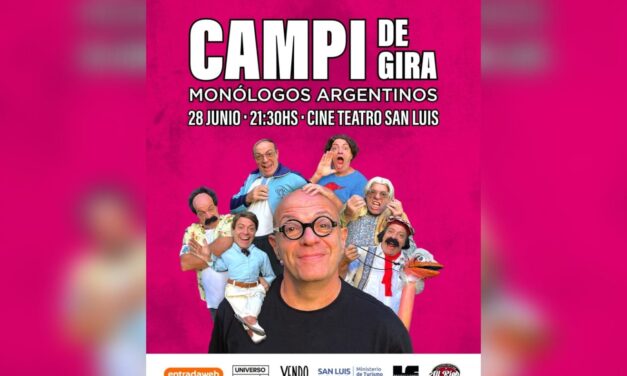 El reconocido humorista ‘Campi’ llega por primera vez a San Luis
