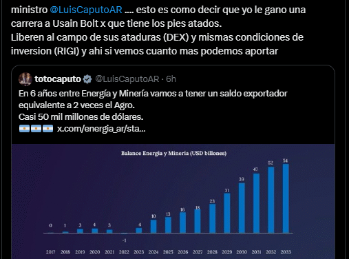 Productores agropecuarios critican el plan de Luis Caputo: «Dejen de tomarnos el pelo»