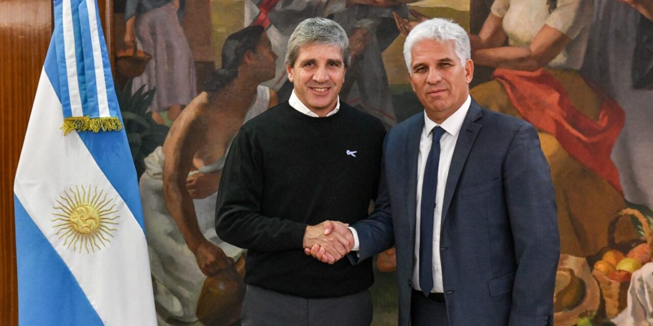El Gobernador Poggi se reunió con el ministro Luis Caputo
