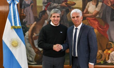 El Gobernador Poggi se reunió con el ministro Luis Caputo