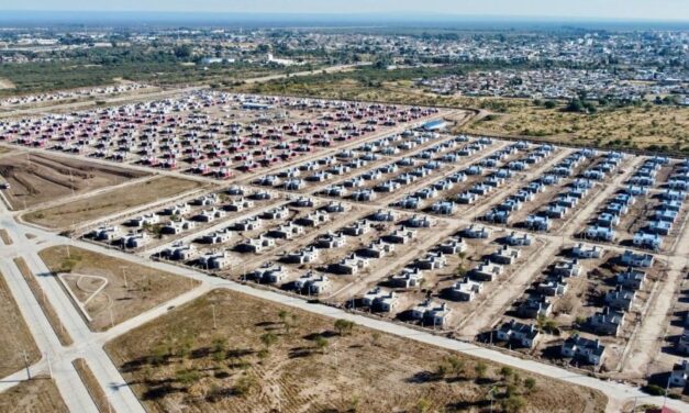 El nuevo barrio de la ciudad de San Luis se acerca al 80% general de avance