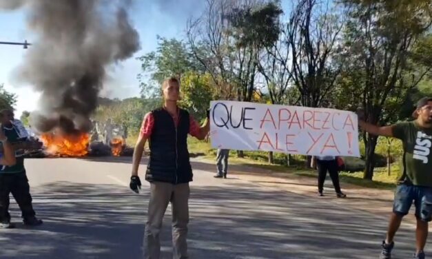 Volvieron a cortar la Ruta para pedir por la aparición de Alejando Ochoa