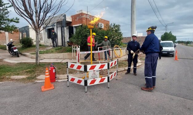 El Gobierno ampliará la red de gas natural en Juana Koslay