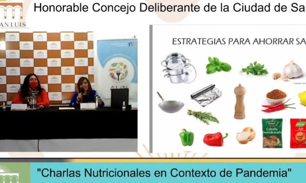 Charlas nutricionales en contexto de pandemia