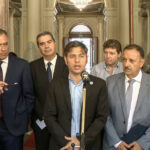 Desembarco en Buenos Aires de los gobernadores peronistas para tallar en el armado electoral