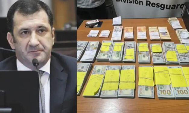 «El dinero no era mío», dijo el senador Edgardo Kueider después de haber sido detenido con 200 mil dólares sin declarar