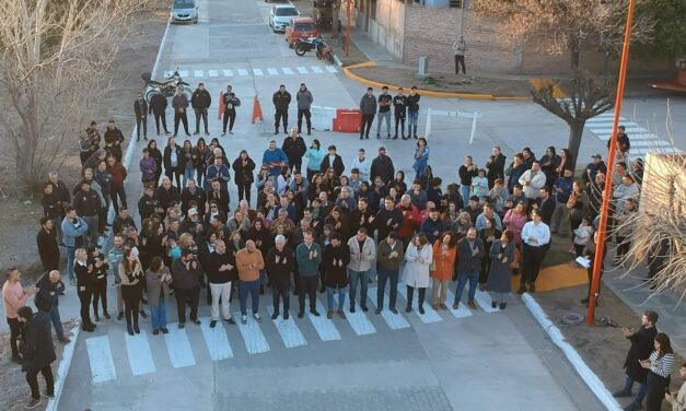 La Punta: Olivero inauguró nuevas cuadras de asfalto