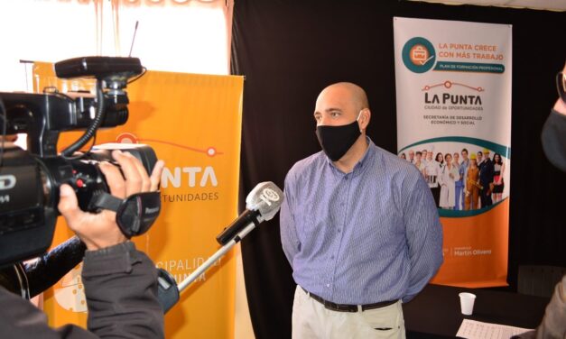 La Municipalidad lanzó el plan de formación “La Punta crece con más trabajo”