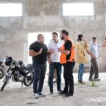 Maximiliano Frontera supervisó el avance de obras en SUM de distintos barrios de Villa Mercedes