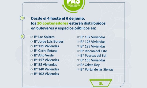 La Municipalidad avanza en mejoras de los espacios públicos de la ciudad