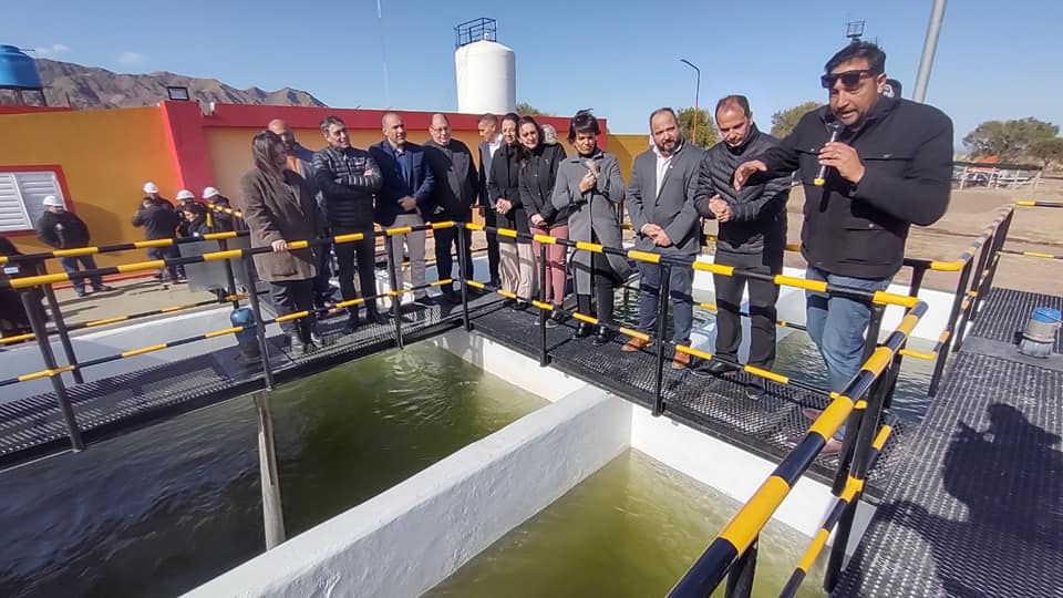 Olivero inauguró la Puesta en Valor de la Planta Potabilizadora I de la Ciudad de La Punta