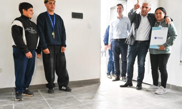 Seis familias de Zanjitas cumplieron el sueño de la vivienda propia