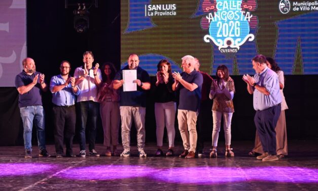 Poggi y Frontera dieron apertura a la 37ª Fiesta Nacional de la Calle Angosta