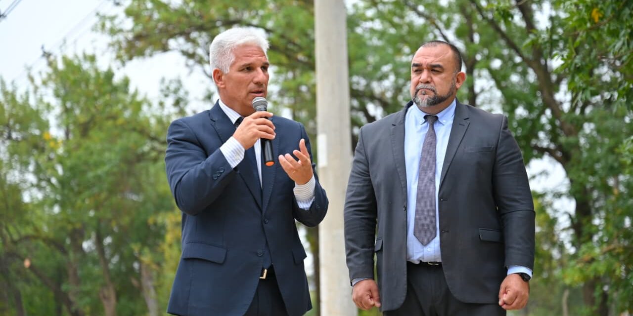 Respaldo al sector: Pavimentaron un acceso a la zona industrial de Villa Mercedes