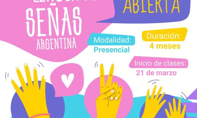 Taller introductorio a la lengua de señas argentina