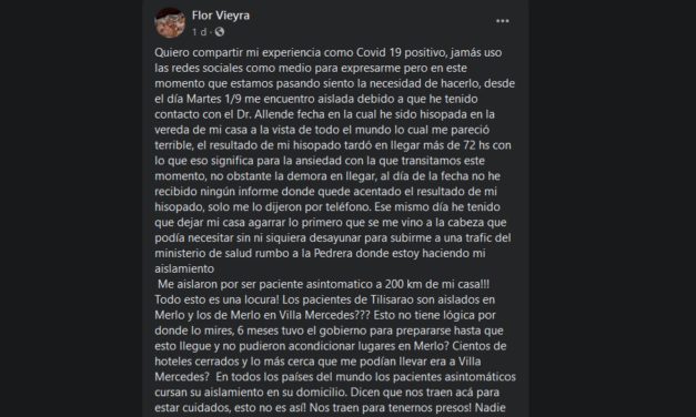 Siguen los testimonios de pacientes contra el actuar del Comité de Crisis «No nos cuida nadie»