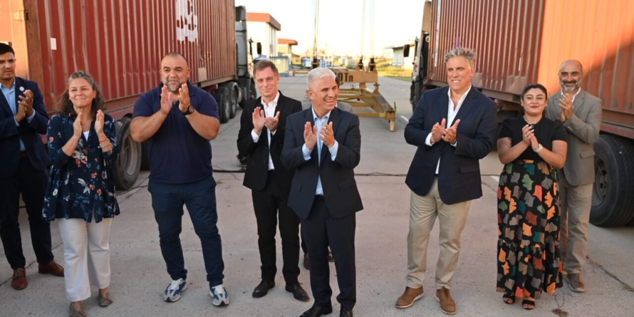 Inauguraron el patio de contenedores en la ZAL